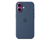 APPLE Silikonowe etui MagSafe do iPhone 16 denim - 1278581 - zdjęcie 3